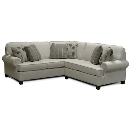 Transitional 2-Piece Sectional